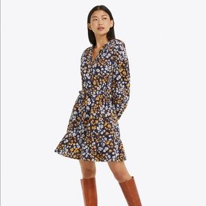 Draper James Lucinda Popover Dress in Fall Field Flowers